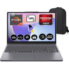 Lenovo Ideapad Slim 3 Amd Ryzen 7 170 24GB 512GB SSD Windows 11 Pro 15.3'' Amd Radeon™ 680M Taşınabilir Bilgisayar 83K700PSTR + Snertech Çanta
