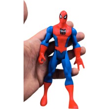 LRS Store Işıklı Örümcek Adam Figür 17 cm Hareketli Spidermen Oyuncak Aksiyon Figürü