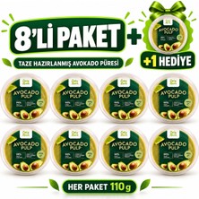 Only Mezze Avokado Püresi 8×110 G + 1 Adet 110 G Hediye