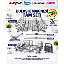Öz Beyaz Eşya Arçelik- 6230 E - 6230 H - 6230 Ht Bulaşık Makinesi Sepet Takımı.