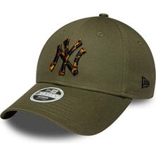 New Era 60915987 Wmns Tort Infıll 9forty Yeşil Leopar Desenli Kadın Şapka