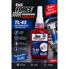 Force Tl-43 Cıvata Sabitleme 50ml Orta Kuvvet Genel Amaçlı Titreşime Dayanıklı Ürün