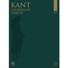 Vakıfbank Kültür Yayınları Kant Çalışmaları Dergisi Sayı 2