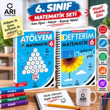 Arı 📚 6. Sınıf Matematik Atölyem + Defterim Matematik Seti