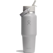 Hydro Flask Geniş Kapak Pipetli Seyahat Tipi Termos 946 ml (32 Oz) - Birch Gri