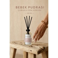 Vivaldi Home Bebek Pudrası Kokulu Çubuklu Oda Kokusu 100 ml | Uzun Süre Kalıcı & Ferah Koku