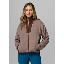 Columbia AL9458 Sequoıa Grove Iı Full Zıp Kahverengi Kadın Polar Sweatshırt