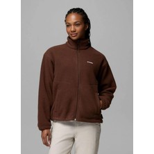 Columbia AL4894 Tımber Meadow Mtr Fleece Fz Kahverengi Kadın Polar Sweatshırt