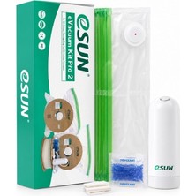 Gümrük Bey Esun Evacuum Kit Pro 3 – Filament Vakum Saklama Seti (Pompa + Poşet + Klips + Nem Alıcı)