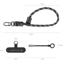 Smallrig 4990 Filmov Telefon Bileklik Kayışı (Siyah)
