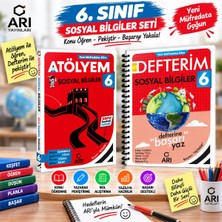 Arı 6. Sınıf Sosyal Bilgiler Atölyem + Defterim Seti
