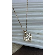 Dore Collection Minimal Kalp Çelik Kolye