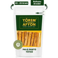 Gülçehre Yörem Afyon Doğal Enerji Temizleyici Meditasyon ve Yoga Için Saf Palo Santo Çubuk Tütsü | (25-30GR) 3 Adet