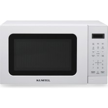 Kumtel KUM-9490 Mikrodalga Fırın 20 Litre 700 W Güçlü Buz Çözme Fonksiyonu ile Beyaz Renk
