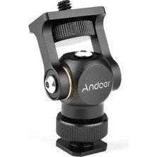 Andoer D8053 Monitör LED Işık Montaj Mini Top Kafası