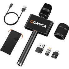 Comica Comıca Revo S Kablosuz Ropörtaj Mikrofonu Usb-C + Lightning Girişli Telefonlar Için