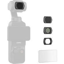 Smallrig 5122 Djı Osmo Pocket 3 Için 1/4 Siyah Difüzyon & ND16 & Cpl / 1/4 Siyah Difüzyon ve Vnd 2-5 /  6 Noktalı Yıldız  /  Ekran Koruyucu Çok Işlevli Filtre Kiti