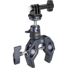 Smallrig 4102B Aksiyon Kameraları Için 360° Küresel Başlık Montajlı  Süper Kelepçe