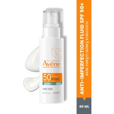 Avene Monolaurin (%0,6) ve Çinko Glukonat (%0,1) İçeren SPF 50 Akne Karşıtı Güneş Kremi 40 ml