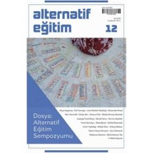 Yeni İnsan Yayınevi Alternatif Eğitim Dergisi 12 Alternatif Eğitim Sempozyumu