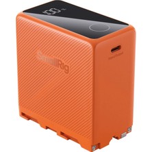 Smallrig 4576 NP-F970 Usb-C Şarj Edilebilir Kamera Pili (Turuncu)