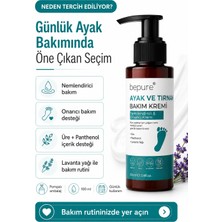 Bepure Ayak ve Tırnak, Nemlendirici, Onarıcı, Ayak ve Tırnak Bakım Kremi 100 ml