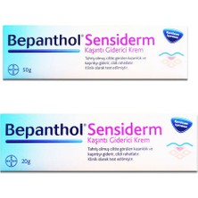Bepanthol Sensiderm 50 gr + 20 gr Bakım Kremi Normal Ciltler İçin Etkili Kuruluk Giderici