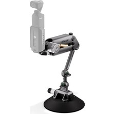 Tilta HDA-T15-TG Hydra Alien Mini Araba Montaj Sistemi Djı Action 3/4 Djı Pocket 3 INSTA360 X4/x3 ve Khronos Ecosystem'li iPhone ile Uyumlu