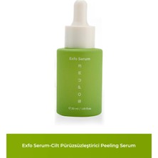 Sopure Exfo Serum-AHA BHA Aktif İçerikli, Siyah Nokta Karşıtı, Gözenek Arındırıcı, Salisilik Asit İçerikli, Durulanmayan Peeling Serum-30 ML