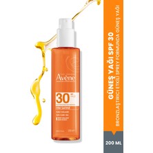 Avene Hassas Ciltler için Bronzlaştırıcı Etkili Sprey Güneş Yağı SPF30 200 ml