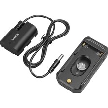 Smallrig 4340 Np-F Pil  Montaj Plakası Kiti LP-E6NH Sahte Pil Güç Kablosu  Ile