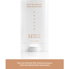 Sopure SPF50+ Tone Up Stick Sunscreen-Pembe Renkli, Cilt Tonu Eşitleyici, Mineral Filtreli Mat Bitişli Tone Up Etkili, Aydınlatıcı Stick Güneş Kremi- 15 g