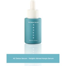 Sopure AC Detox Serum- Sivilce Karşıtı, Azelaik Asit ve Niasinamid İçeren Yetişkin Aknesi ve Gözenek Arındırıcı Retinol Serum-30 ML