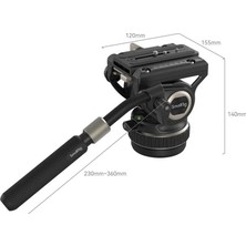 Smallrig DH10 4165 Video Tripod Kafası