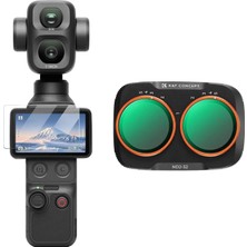 K&f Concept Dji Osmo Pocket 4p Için Değişken Nd Filtre (Nd2-32)