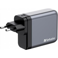Verbatim 32203 - V GNC-140 Gan Charger 140W 3-Usb-C / 1-Usb-A  Çıkışa Sahiptir