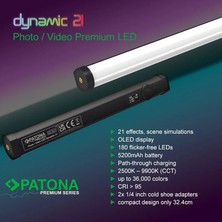 Patona 4291 RC30 Rgb Tüp Fotoğraf ve Video Işığı