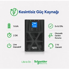 Schneider Easy Ups Spm 1000VA 900W On-Line Ups SPM1KI-TR