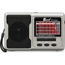 UltraTekno FP-1781BT Fm Radyolu Bluetoothlu Şarjlı Cep Radyosu + El Feneri