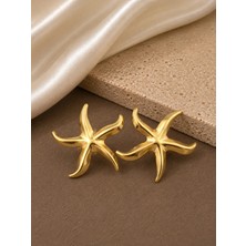 Dore Collection Deniz Yıldızı Çelik Küpe