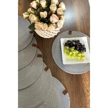 Zeria Home 6 Adet Jüt Supla / Amerikan Servis Lux Sunum Tabak Altlığı