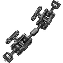 Smallrig 2109B Çift Başlı Bilyalı  ve Uzatmalı  Eklemli (1/4 ''-20 Vida) Kol