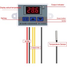 Epilons W3002-220V 10A Dijital Termostat Kuluçka Makinalarına Uygun Hassas