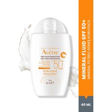 Avene Mineral Fluid SPF 50+ Hassas Ciltler için Ultra Hafif Güneş Kremi 40 ml