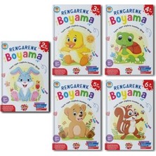 Boyama Zamanı Rengarenk Boyama 10 Set+1 Set (55 Kitap)