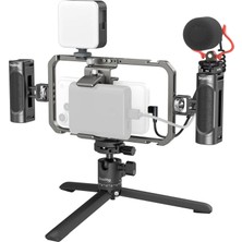Smallrig 3384D Hepsi Bir Arada Video Kiti Ses ve Aydınlatma Sistemiyle Akıllı Telefon Kullanıcıları Için