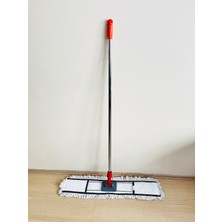 Bir Sürü Eşya Pak Market Metal Krom Saplı Telli Mop Paspas Takımı 80 cm Bezli Hastane ve Işyeri Temizliği Için Geniş Temizleme Yüzeyi Toz Toplamaya Yardımcı