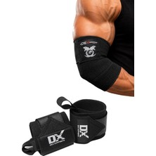 DEX SUPPORTS Wrist Wraps Base + Elbow Wraps Dirseklik 2'li Paket