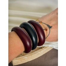 Dore Collection 1 Adet Bordo Akrilik Bangle Bileklik