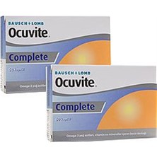 Ocuvite Complete 60 Kapsül - 2'li Fırsat Paketi Omega 3, Vitamin ve Mineraller İçeren Takviye